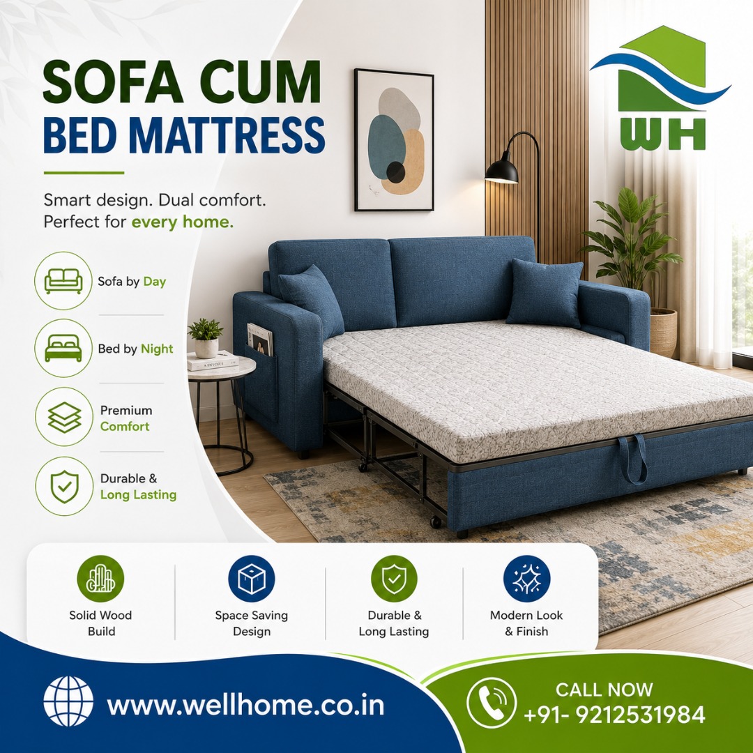 sofa cum bed foam mattress suppliers in Delhi